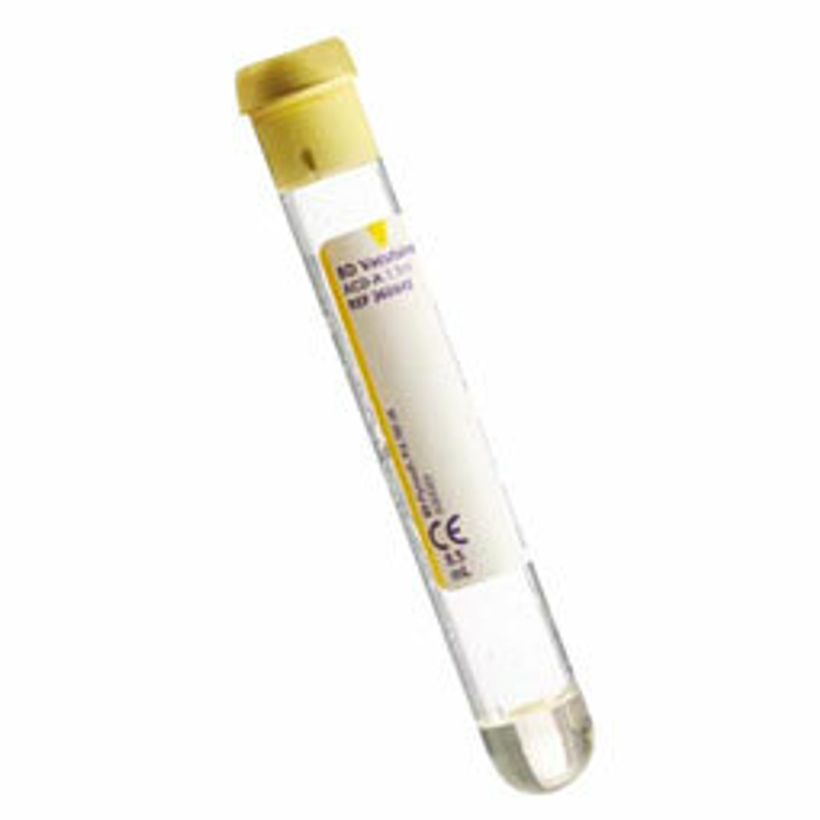 BD Vacutainer Glass Whole Blood Tube, ACD B, Yellow, 6 mL
