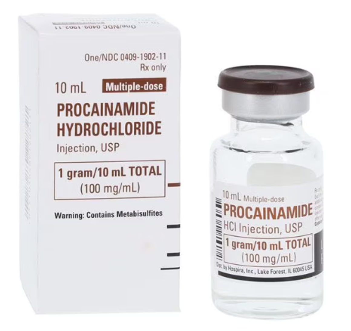 Procainamide HCl Injection 100mg/mL MDV 10mL