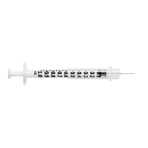 Ultimed Tuberculin Safety Syringe, 1mL, 28 X 1/2"
