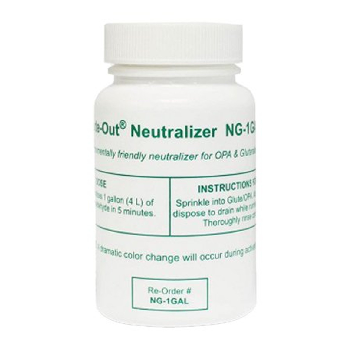 Glutaraldehyde Neutralizer Glute-Out RTU Powder 2 oz.