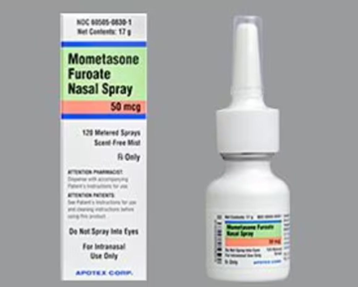 Mometasone Furoate Nasal Spray 50mcg Bottle 17gm/Bt