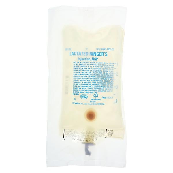 Lact Ringers Inj Usp 500 Ml Icu Med, 24/Cs