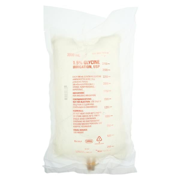 Glycine Irr 1.5% Flx 3000 Ml, 4/Cs