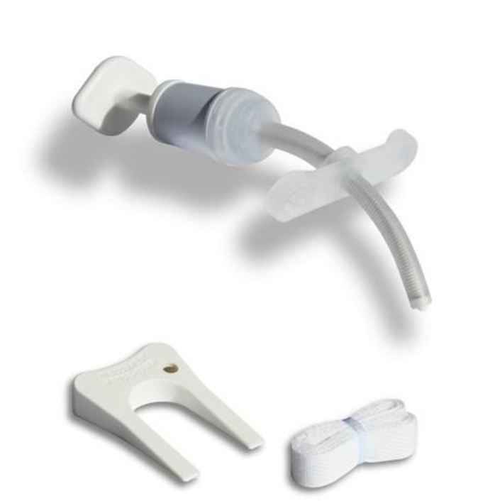 Bivona FlexTend Uncuffed Tracheostomy Tube, Neonatal, 3 mm