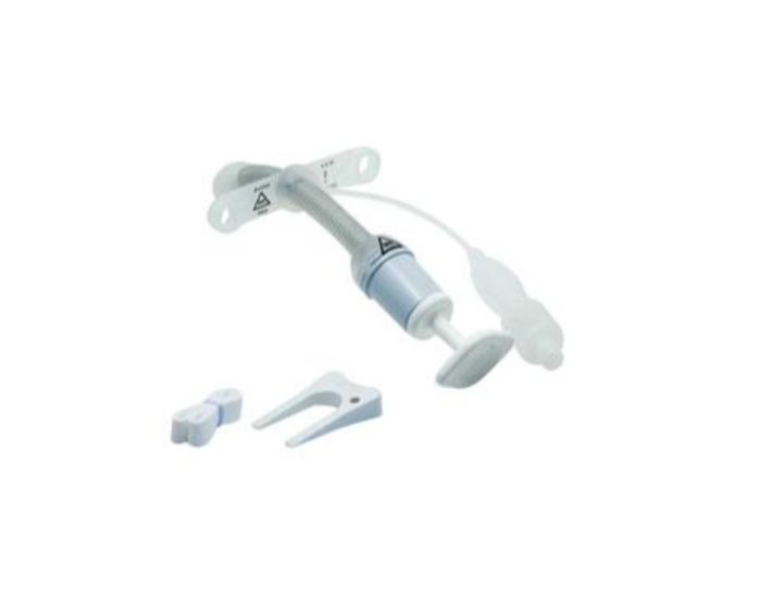 
Tracheostomy Tube, Neonatal, Tight to Shaft, Flexible Straight Neck, 3 mm