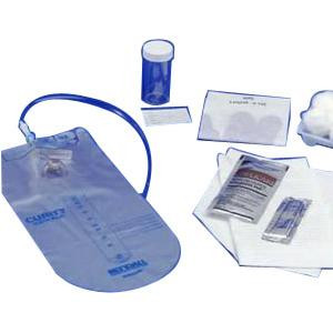 Curity Closed Urethral Vinyl Catheter Tray with 14Fr Catheter and Accessories 20/Case