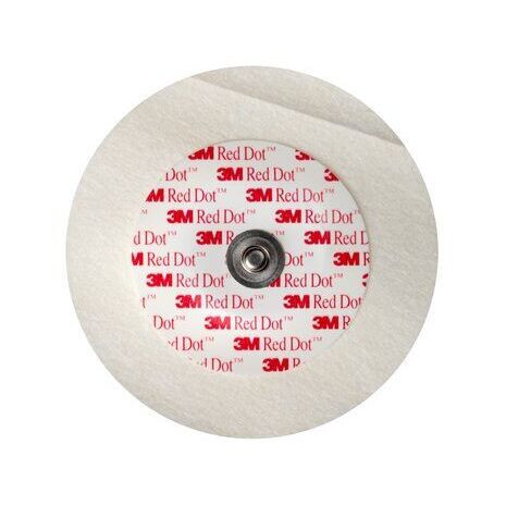 3M Red Dot Monitoring Electrodes with Micropore Tape Backing, Without Abrader