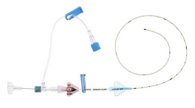 Pressure Injectable One-Lumen PI PICC KIT: 1-L 4 FR X 55 cm, 5/Case