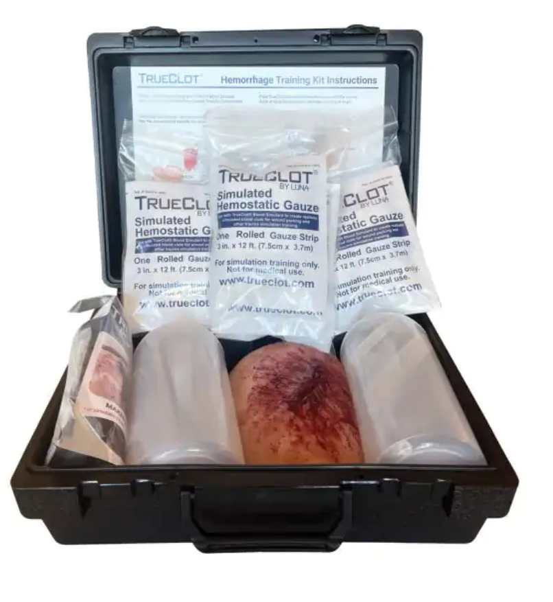 TrueClot Wound Packing Training Kit - Knife/Laceration & Rolled Gauze