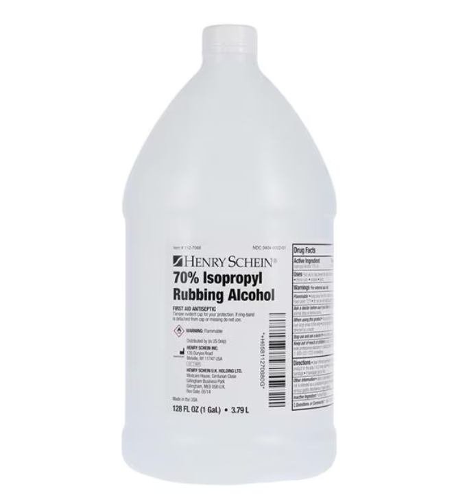 Henry Schein Alcohol 70% Isopropyl gallon