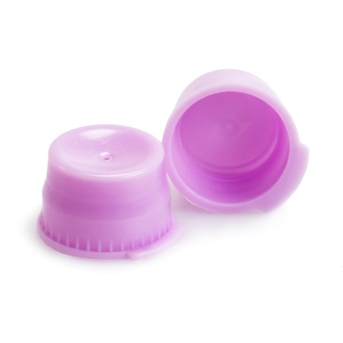 McKesson Tube Closure Polyethylene Snap Cap Lavender 13 mm For Use with 13 mm Blood Drawing Tubes, Glass Test Tubes, Plastic Culture Tubes NonSterile