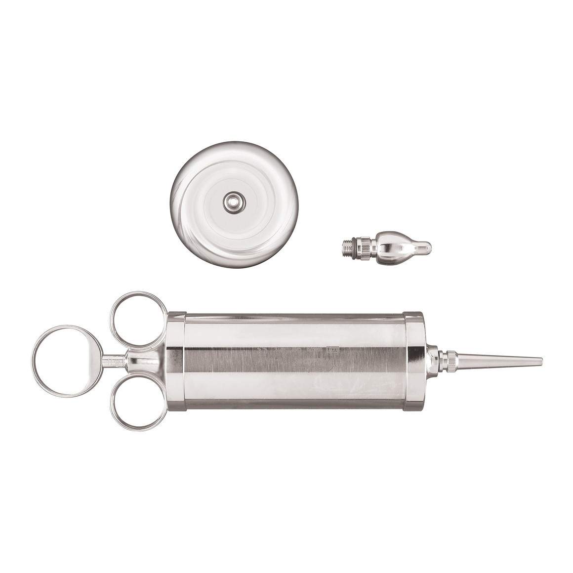 Ear Syringe with Shield McKesson Argent™ Three Ring Style Three Ring, Silver Barrel and Plunger OR Grade