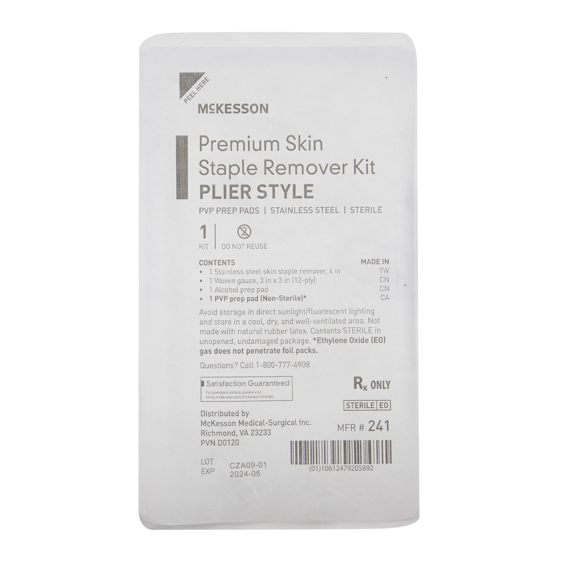 Skin Staple Removal Kit McKesson, 241