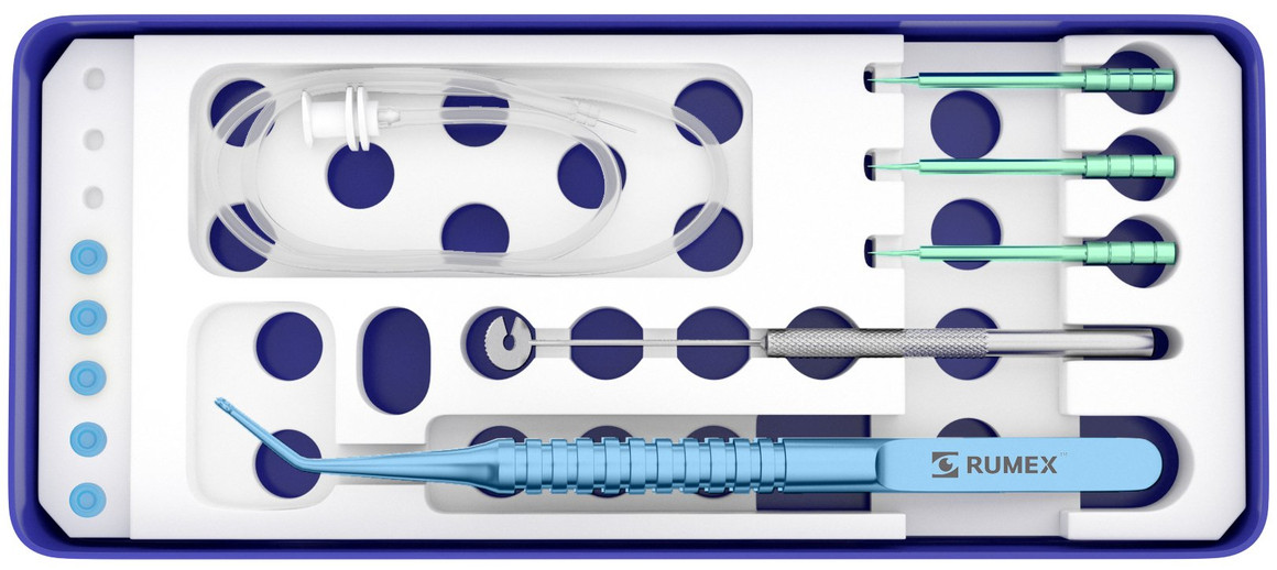 Rumex Reusable Two Step Trocar System with Closure Valves, 23 Ga, 12-5173-23