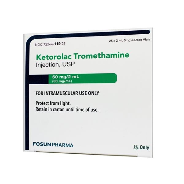 Ketorolac Injection 30mg/mL SDV 2mL 25/Box