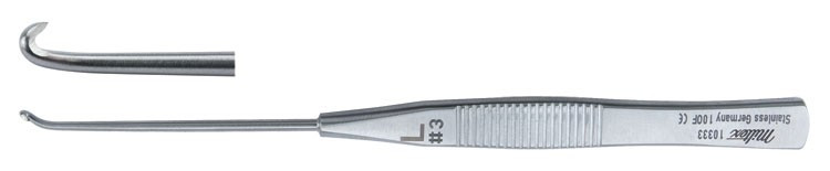Mueller-Style Phlebectomy Hook 5" (128.5mm), Left #3, 10333