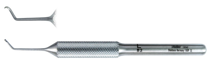 Ramelet Phlebectomy Hook 4" (10.2cm), Left #2, 10362