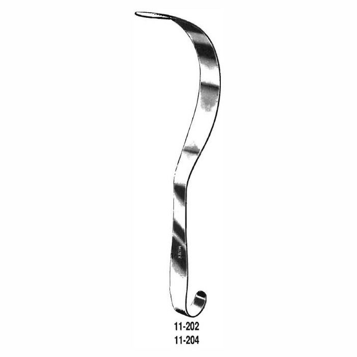MILTEX DEAVER Retractor, 1" (2.5 cm) X 13" (33 cm)., 11-204