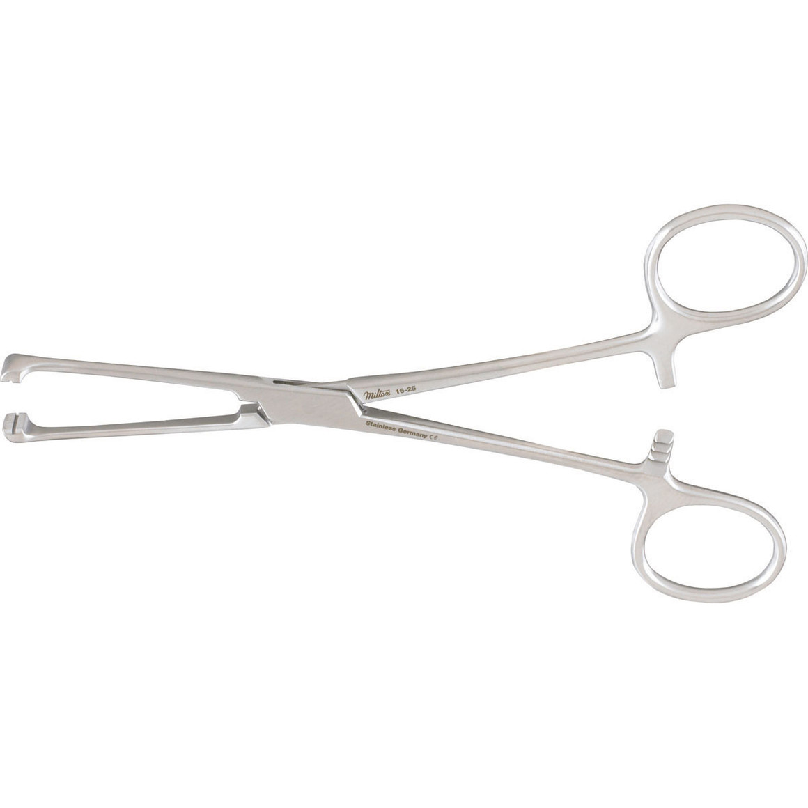 Miltex Allis-Nc Non-Crushing Tissue Forceps, 6" (155Mm), With Double Row Of Non-Traumatic Teeth., 16-25