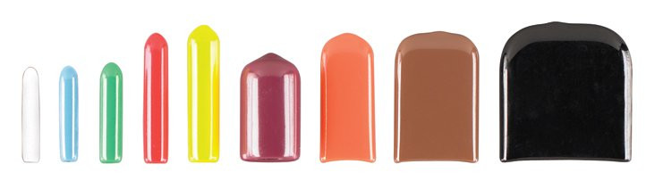 Tip-It Instrument Protector Assorted, Non-Vented, Equal Numer Of Sizes Plus 5, Bag/50, 3-2510