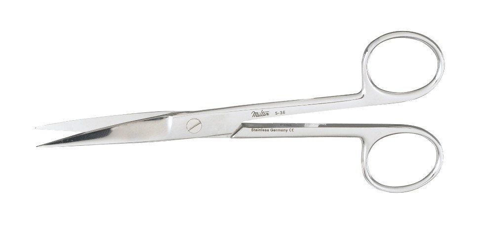 Miltex Operating Scissors Curved, S\S, 55" L, 5-36