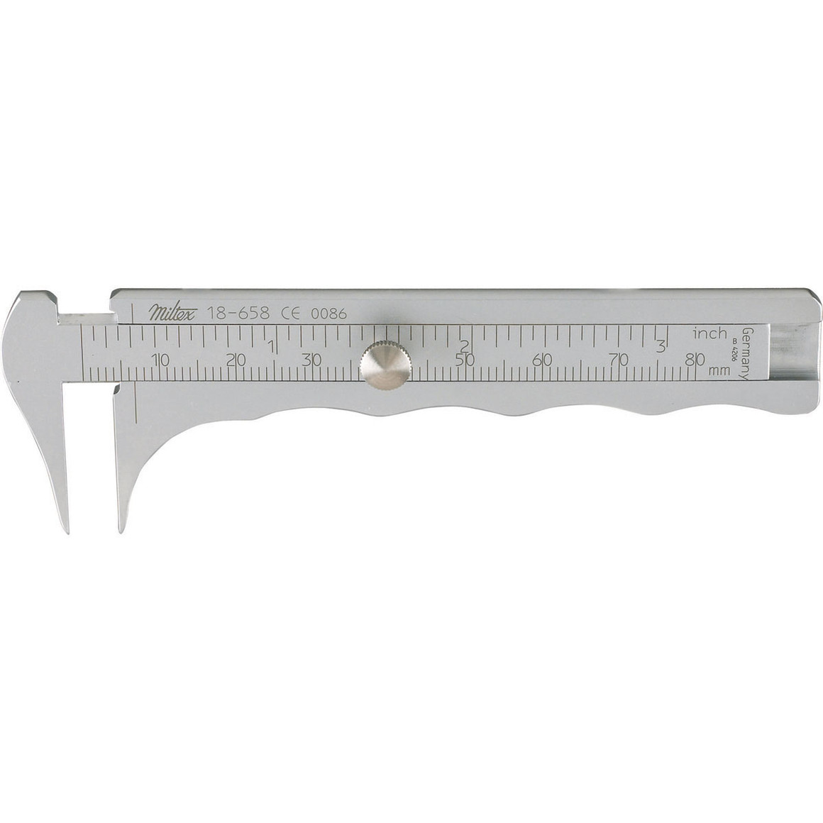 Miltex Jameson Caliper, 4", (101Mm) Graduated From 0 To 80Mm In 1Mm Increments, 18-658