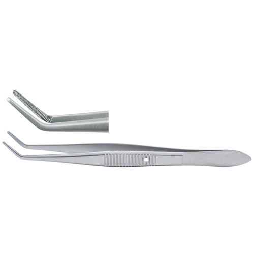 Miltex Nugent Utility Forceps, 4-1/4" (10.8 Cm), Cross-Serrated Tips, 1.2 Mm Wide, 18-958