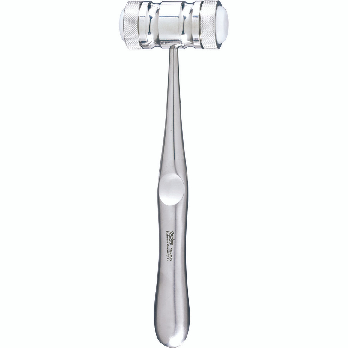 Miltex Mead Mallet, 7-1/2" (19.1 Cm), Head 8 Oz. (227 G), 2 Replaceable Nylon Caps, 19-796