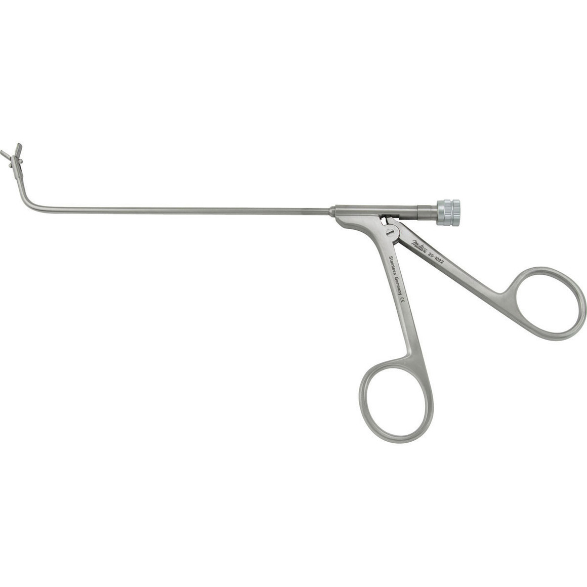 Miltex Biopsy & Grasping Forceps, 4-3/4" (12 Cm) Shaft, 3 X 5 Mm Cups, 70 Degree Vertical Jaws, Luer Lock Port/Cleaning, 20-1022