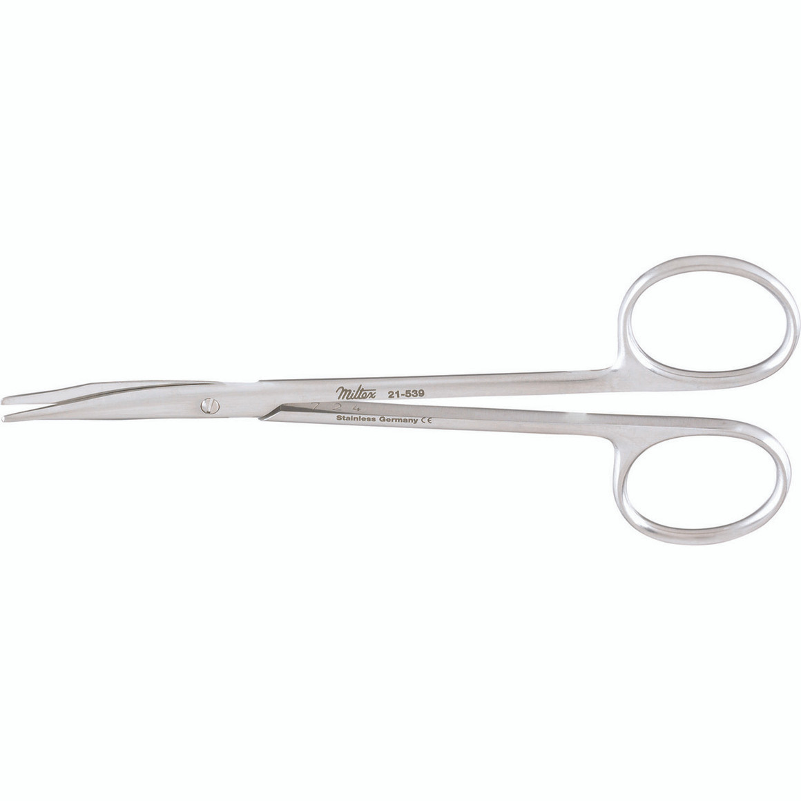 Miltex Kleinert-Kutz Tenotomy Scissors, 5" (125.5Mm), Curved, Rounded Dissecting Blades, 21-539