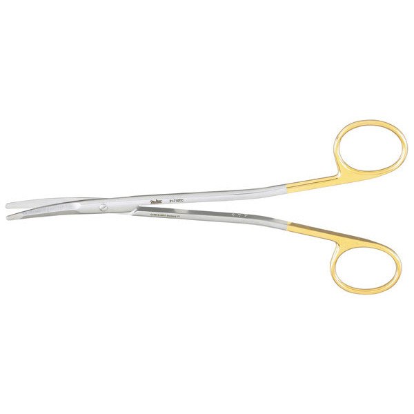 Miltex Kaye-Freeman Rhytidectomy (Face Lift) Scissors, Tungsten Carbide, Curved, 7", 21-710Tc