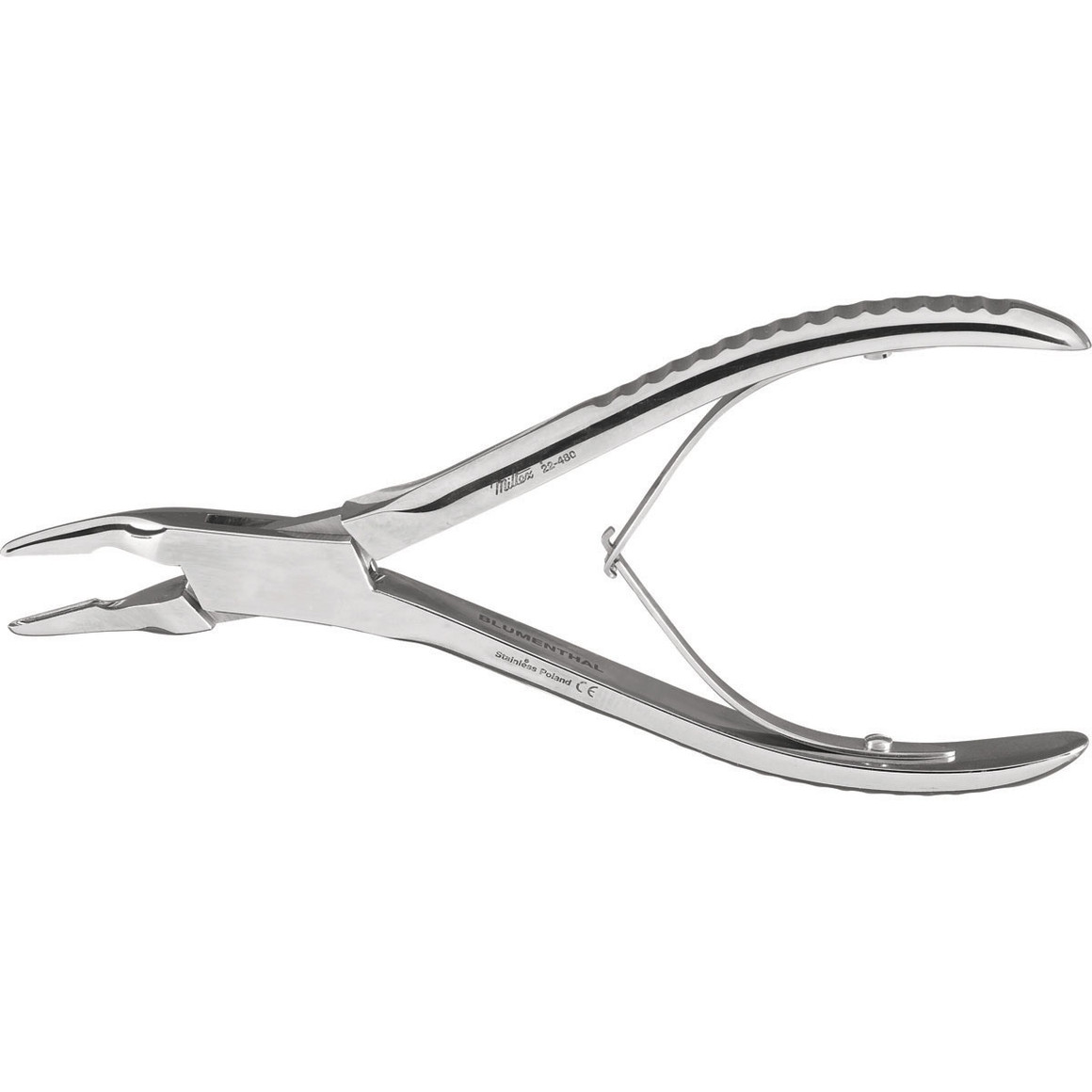 Miltex Blumenthal Oral Surgery Rongeur, 6", Jaws At 25 Degrees Angle, 22-480