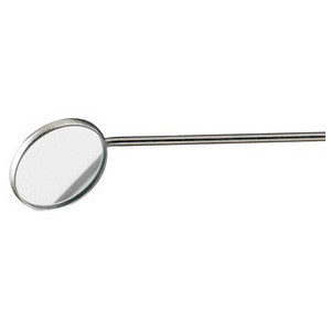 Miltex Laryngeal Mirror Only (No Handle), Boilable With Threaded Stem 4-3/4", Size No. 4: 22Mm, 23-40-4