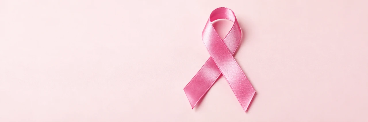 Pink ribbon for Breast Cancer Awareness Month