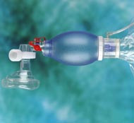 Hudson Infant Resuscitation Bags with Neonate Mask and Peep Valve, 6/cs