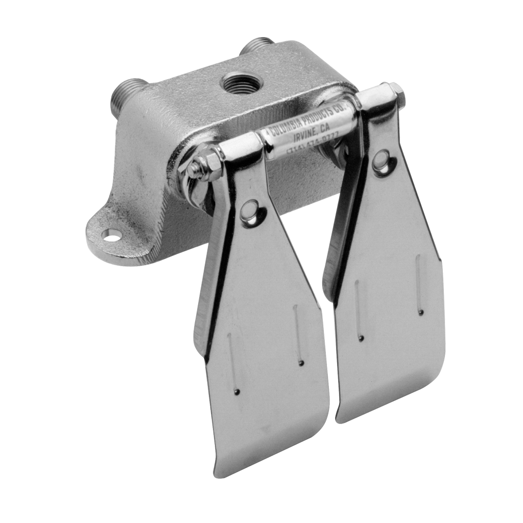 Double Knee Pedal Valve, Top Mount, Brass Medex Supply