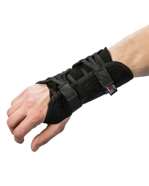 Powerwrap Wrist Brace Right Black (OSFM) Medex Supply