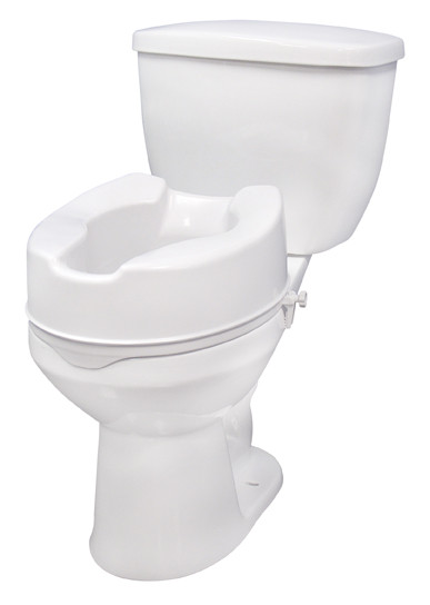 Drive Raised Toilet Seat with Lock, 6" Medex Supply