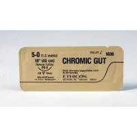 Ethicon Surgical Gut Chromic Suture, Reverse Cutting, 1/2 Circle, 16mm ...