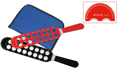 GoodLite Retinoscopy Paddles with Axis Compass Medex Supply