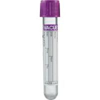 VACUETTE TUBE 4 ml K2E K2EDTA 13x75 lavender cap-black ring non-ridged ...