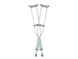 Guardian Select Red Dot Crutches with Latex Free Rubber Accessories