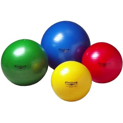 TheraBand Exercise Ball, 65 cm, 26", Green, In Box Medex Supply
