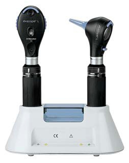 Riester RiScope L Set Otoscope L2, Ophthalmoscope L2, Two Chandles, Two Batteries, Charger