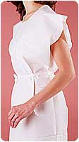 Pro Advantage Exam Gown Tissue/Poly/Tissue 30x 42 - 50/Cs - White