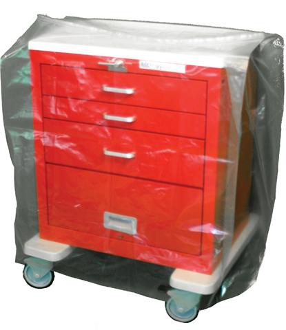 Waterloo Cover for Carts, Clear Plastic, Set of 5 Medex Supply