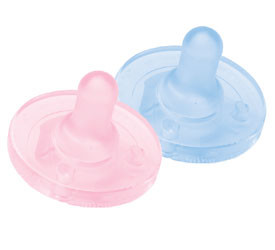 Super Pacifier Respironics 96004-NSS Super Soothie Pacifier, Pink, 100/bx - Medex Supply