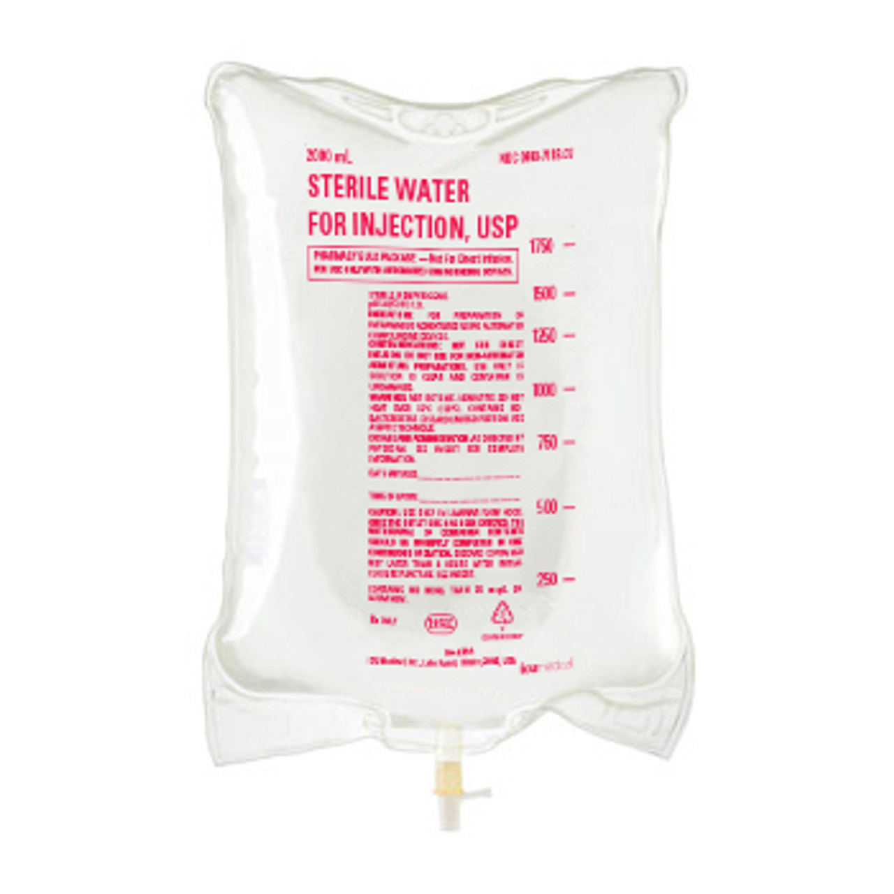 Sterile Water for Injection, USP 2,000 mL Medex Supply