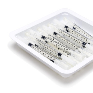 Allergy Syringe Tray with 25 Syringes Medex Supply