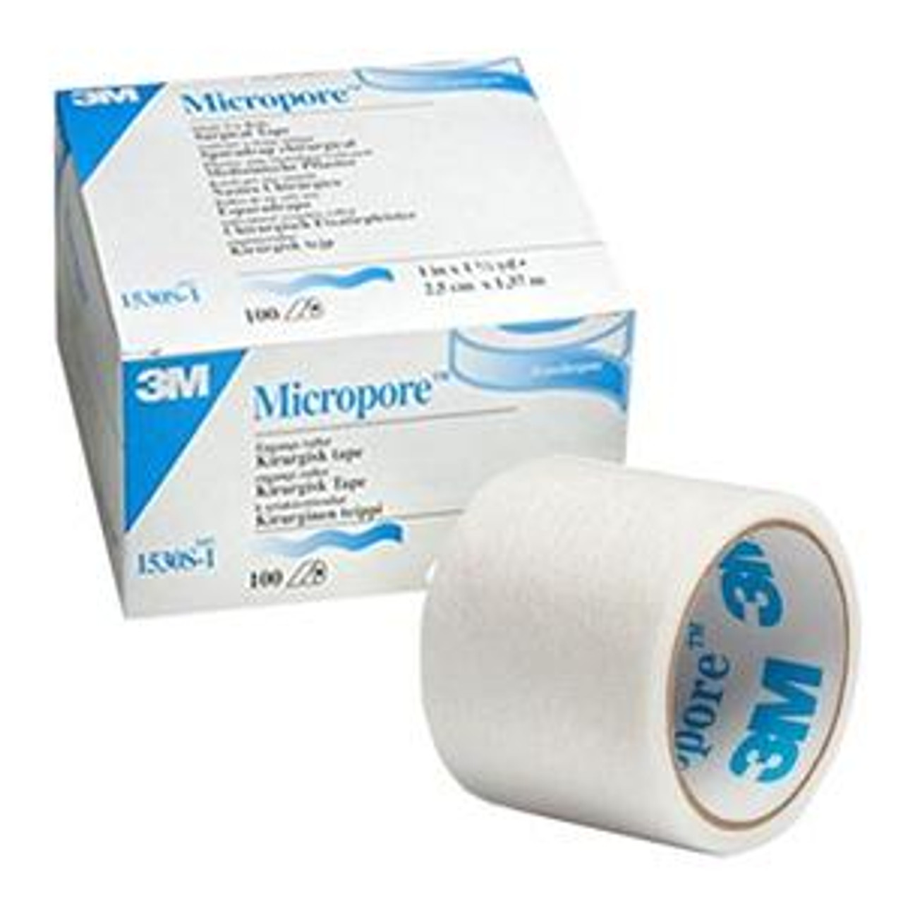 3M™ Micropore™ Surgical Tape, Single Use, Hypoallergenic, 1" x 1.5yd